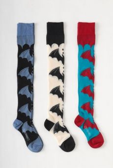AW1112 BAT STAR SOCKS - VARIOUS